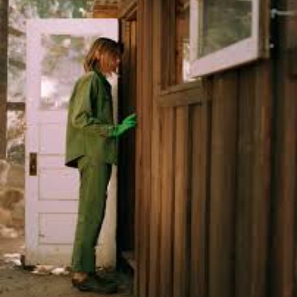 Rudy Jude Utility Jeans Size 1 in Green Bean - Picture 3 of 9